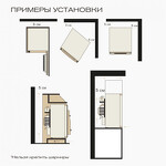 Превью картинка Мини-бар Meyvel Минибар MEYVEL MMT-60B #7