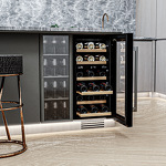 Превью картинка Шкаф винный встраиваемый Meyvel Винный холодильник (шкаф) компрессорный MEYVEL MV28-KST2 #8