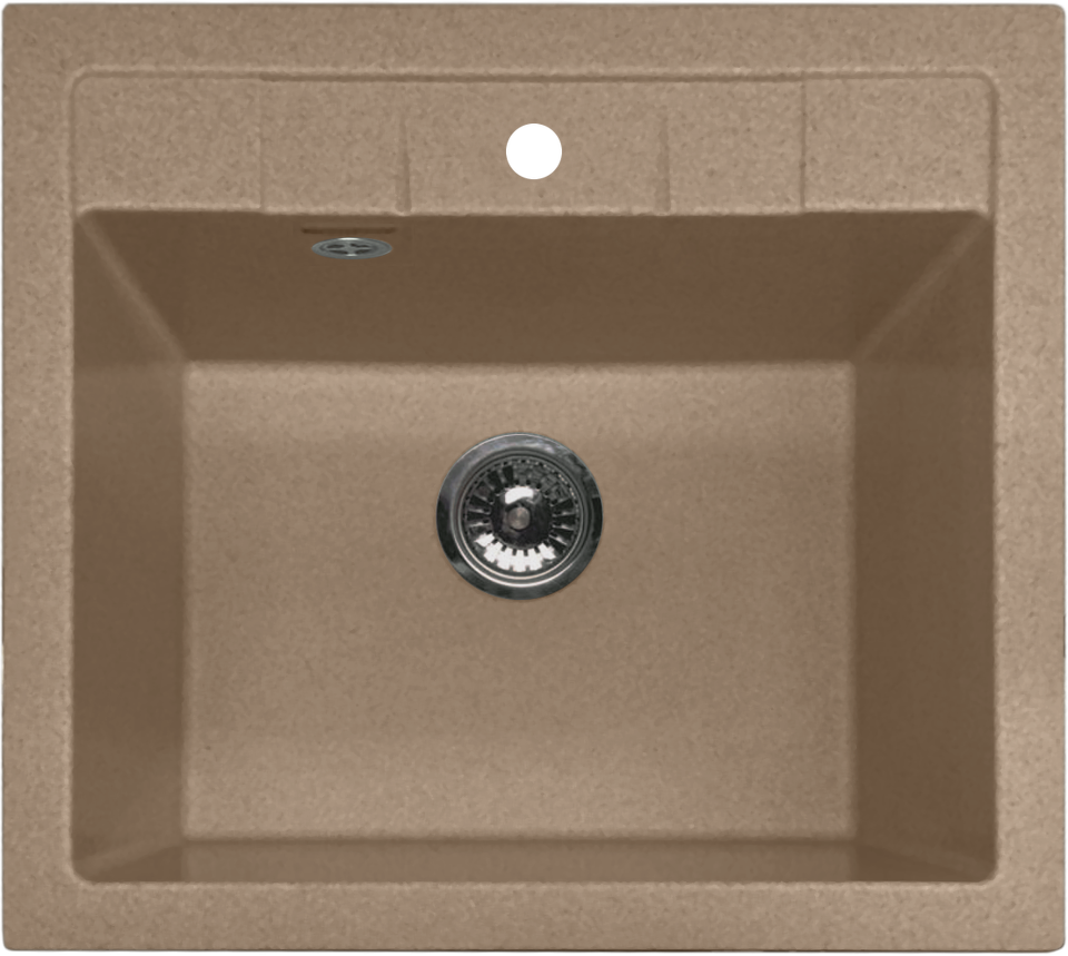 Фото Мраморная мойка GranFest QUADRO 561 Топаз