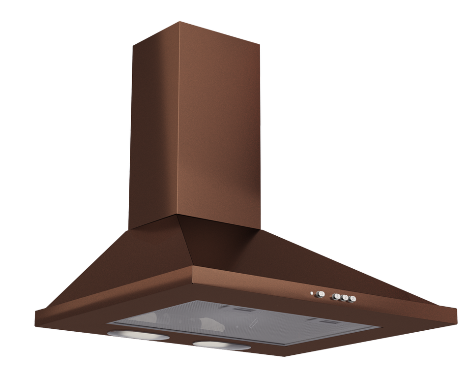 Фото Купольная вытяжка Elikor Оптима 50П-400-К3Л медный антик