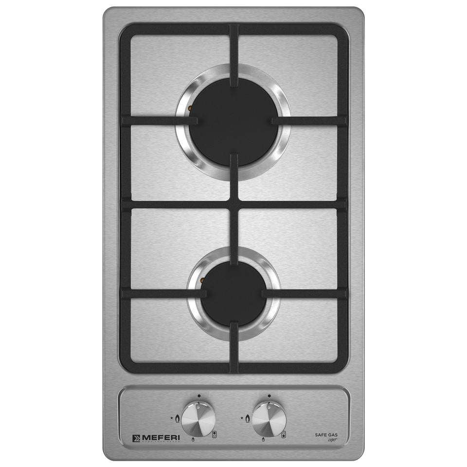 Фото Газовая варочная панель домино Meferi MGH302IX LIGHT