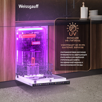 Превью картинка Посудомоечная машина 45см встраиваемая Weissgauff BDW 4538 Touch Inverter Autoopen Timer Floor #27