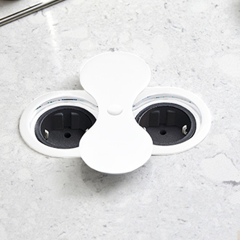 Фото SFL Розетка EIGHT, врезная, белый