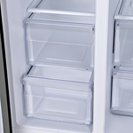 Превью картинка  Холодильник side by side Hyundai CS6503FV ЧЕРНОЕ СТЕКЛО #13