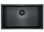 Превью картинка Металлическая мойка Paulmark ALLER 74 UNI PM807444-GM Вороненая сталь GM #2