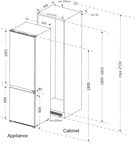 Превью картинка Встраиваемый холодильник с морозильной камерой Haier HRF225WBRU #4