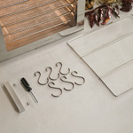 Превью картинка Сушилка для овощей и фруктов Дегидратор Meyvel MDH12-1S (Inox) #6