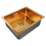 Превью картинка Металлическая мойка Paulmark VISTA 54 UNI PM305444-BG Брашированное золото BG #3