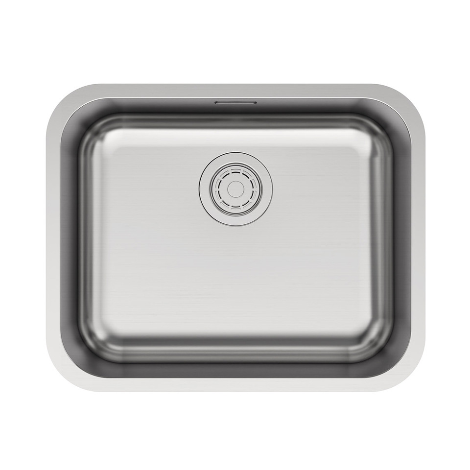 Фото Гранитная мойка Paulmark VELLO 53 UNI VE53-BS Брашированная сталь