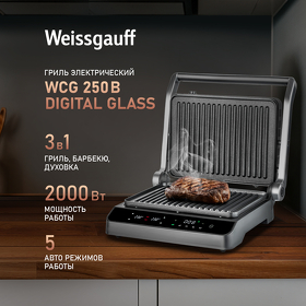 Картинка Weissgauff WCG 250B Digital Glass