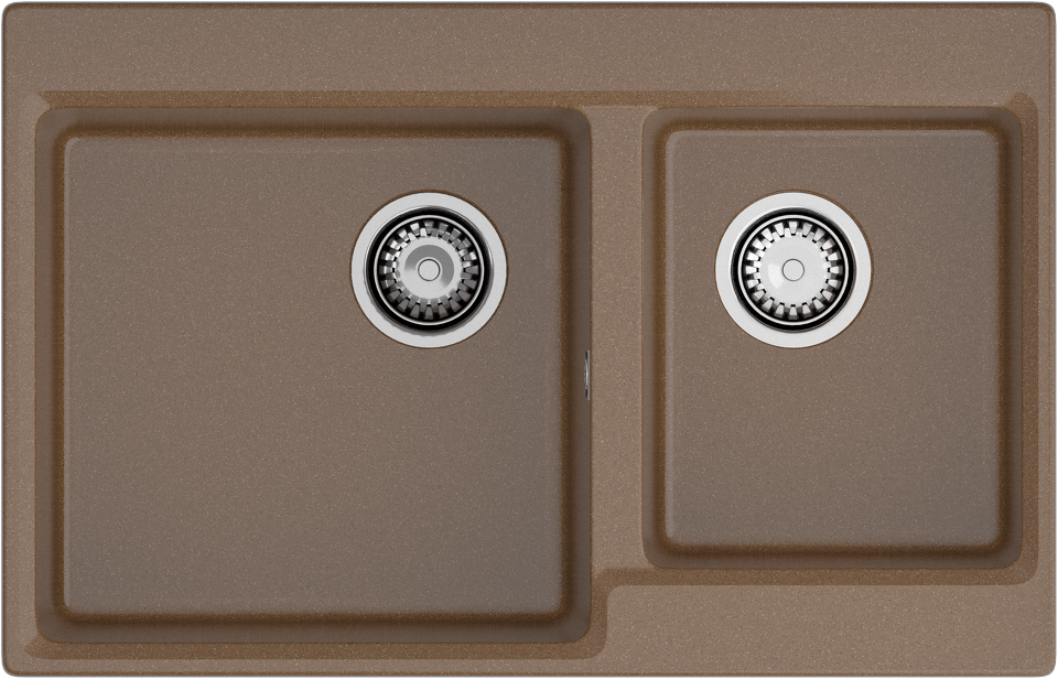 Фото Мраморная мойка GranFest LEVEL 780K Терракот