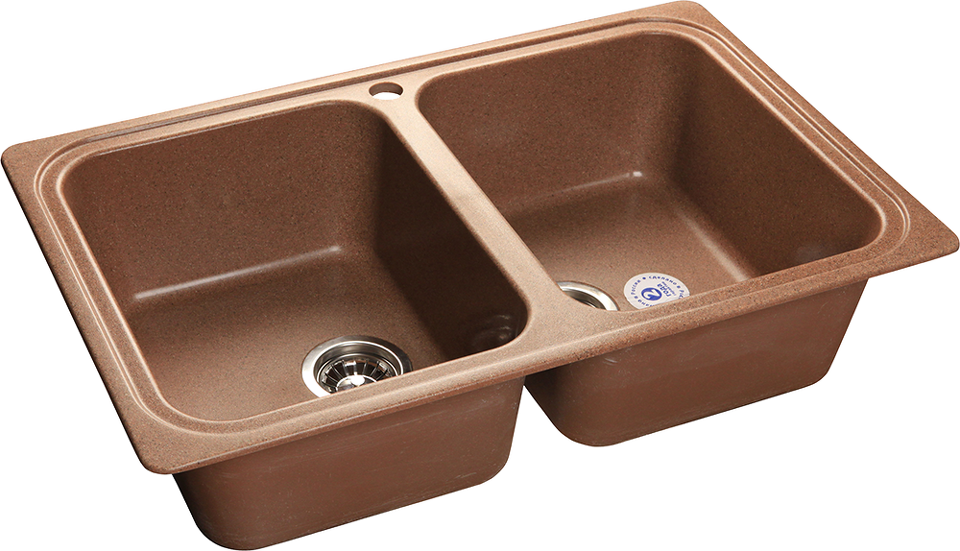 Фото Мраморная мойка GranFest STANDART 780K Терракот