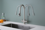 Превью картинка Смеситель для кухни Paulmark LANGE La214212-BS Брашированная сталь #8