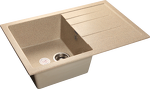 Превью картинка Мраморная мойка GranFest QUADRO 780L Песочный #1