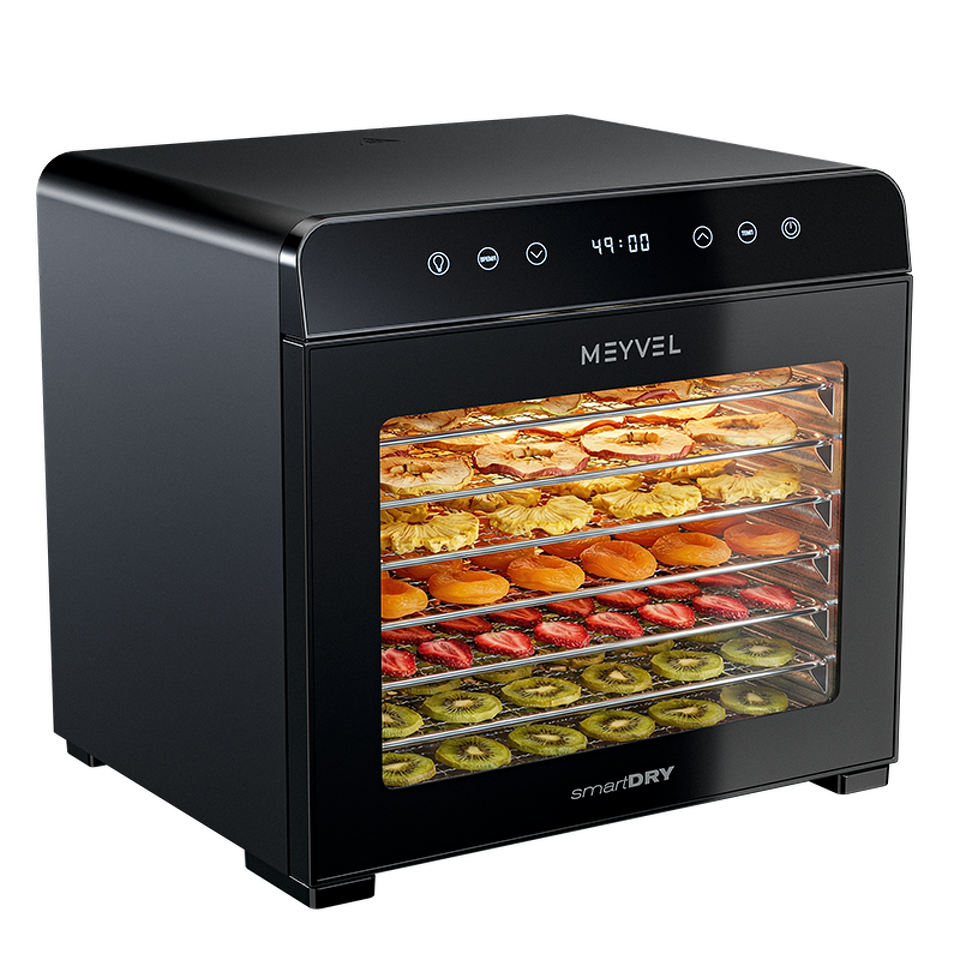 Фото Сушилка для овощей и фруктов Дегидратор Meyvel MDH8-2S (Black)