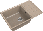 Превью картинка Мраморная мойка GranFest VERTEX 780L Песочный #2