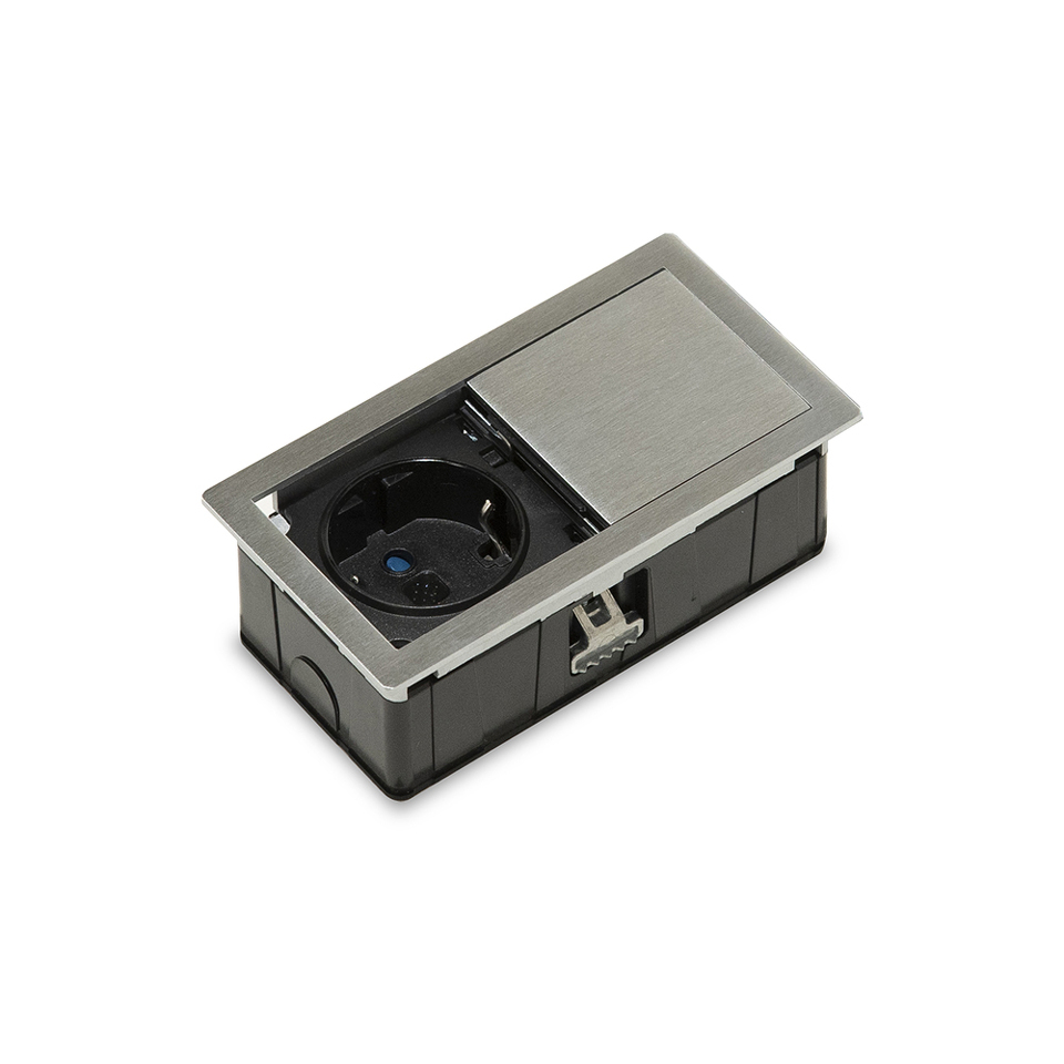 Фото ASA Розетка VERSAHIT MONO, врезная, нержавеющая сталь