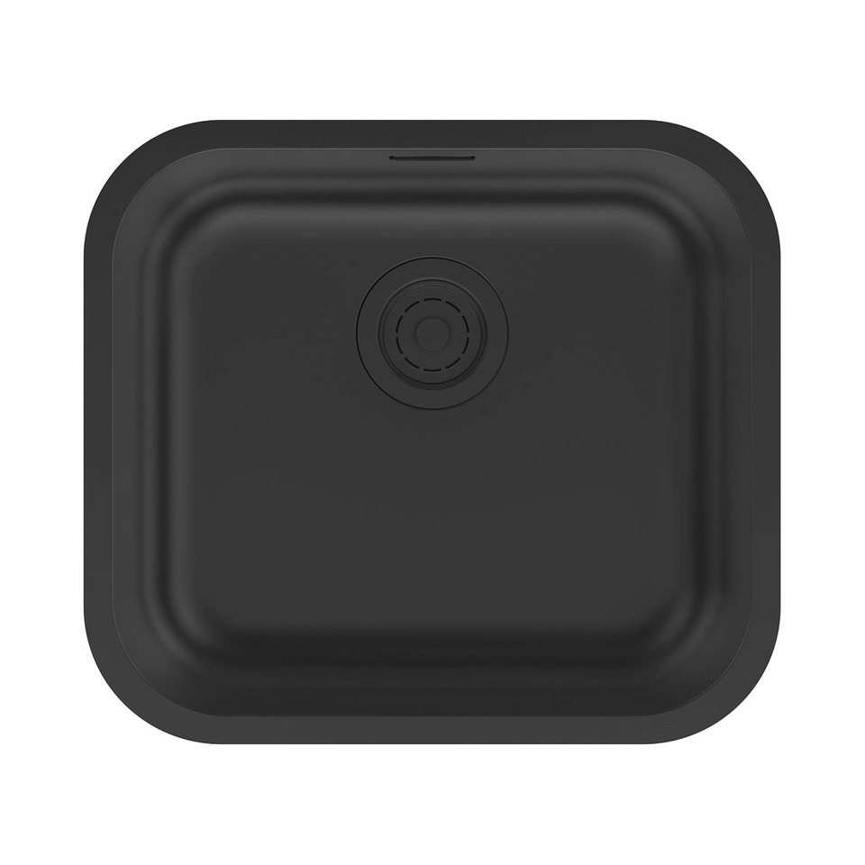 Фото Гранитная мойка Paulmark VELLO 48 UNI VE48-MBN Матовый черный
