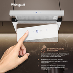 Превью картинка Встраиваемая вытяжка Weissgauff TEL 600 2M Touch White Glass #12