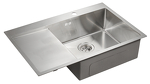 Превью картинка Металлическая мойка Paulmark KRONER 78F PM217851-BSR Брашированная сталь #3