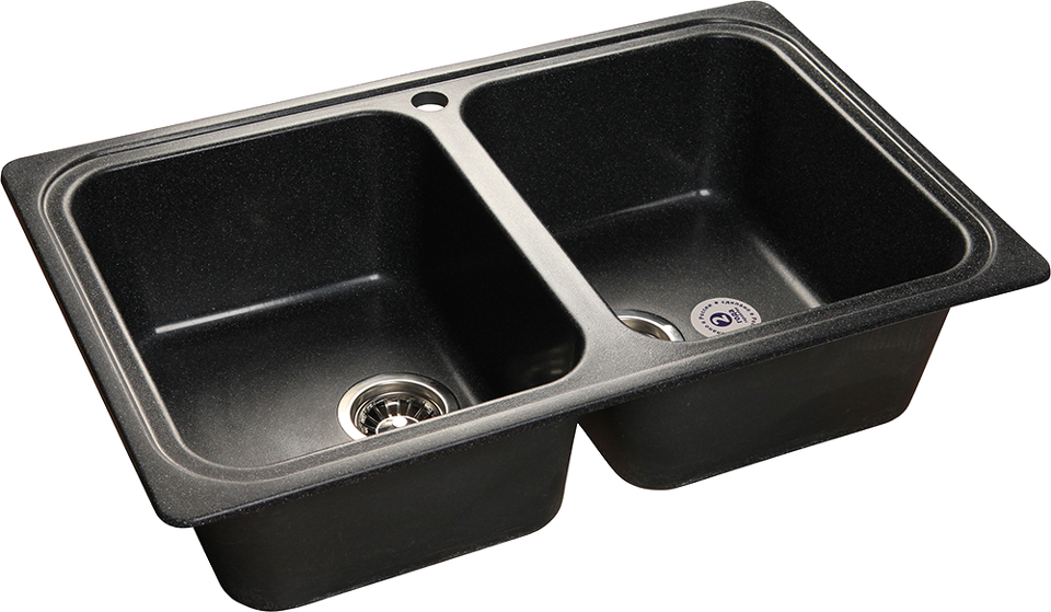 Фото Мраморная мойка GranFest STANDART 780K Черный