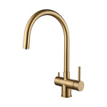 Превью картинка Смеситель для кухни Paulmark HELLER He213218-BG Брашированное золото BG #1
