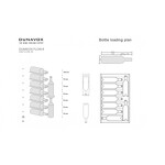 Превью картинка Шкаф винный встраиваемый Винный холодильник (шкаф) компрессорный Dunavox DAUF-8.23B #3
