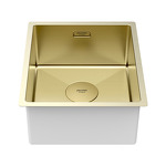 Превью картинка Металлическая мойка Paulmark NEXT 38 UNI PM213844-LG Светлое золото #3