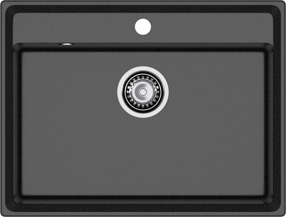 Фото Мраморная мойка GranFest LEVEL 660 Черный