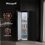 Превью картинка  Холодильник side by side Weissgauff WSBS 600 BG NoFrost Inverter #7