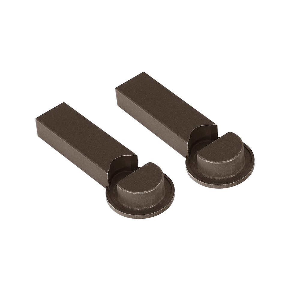 Фото Duslar Комплект держателей для круглой штанги RAIN, бронза