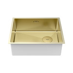 Превью картинка Металлическая мойка Paulmark NEXT-SKEW 54 UNI PM885444-LG Светлое золото #3