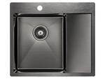 Превью картинка Металлическая мойка Paulmark KRONER 59 PM215951-GM Вороненая сталь GM #2