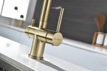 Превью картинка Смеситель для кухни Paulmark SERPENTINE Se213222-LG Светлое золото #13