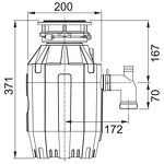 Превью картинка Измельчитель пищевых отходов Franke Измельчитель пищевых отходов TE-75 #2