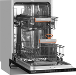 Превью картинка Посудомоечная машина 45см встраиваемая Weissgauff BDW 4525 Infolight #14