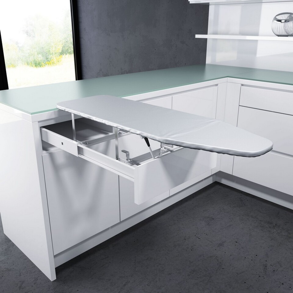 Фото Vauth-Sagel Гладильная доска ADD IRON, выдвижной фасад 400-500 мм, серый