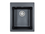 Превью картинка Кварцевая мойка Paulmark KANTE 40 PM104249-BLM Черный #2