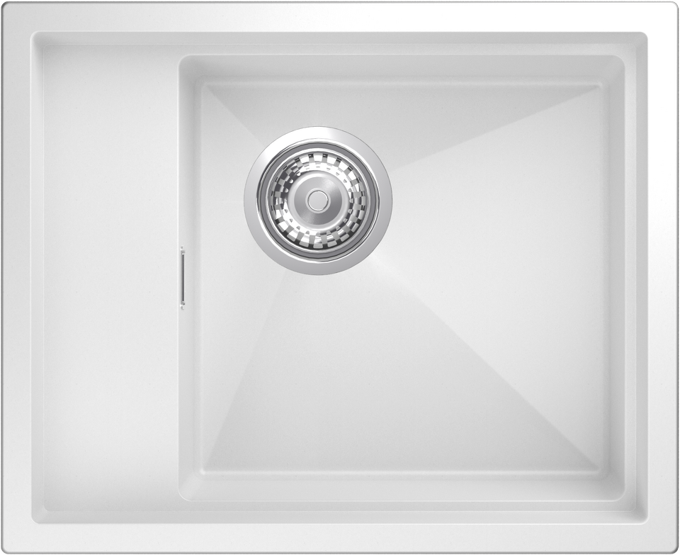 Фото Гранитная мойка Rivelato NOBILE 544-L 1-чаш 540*440 brina
