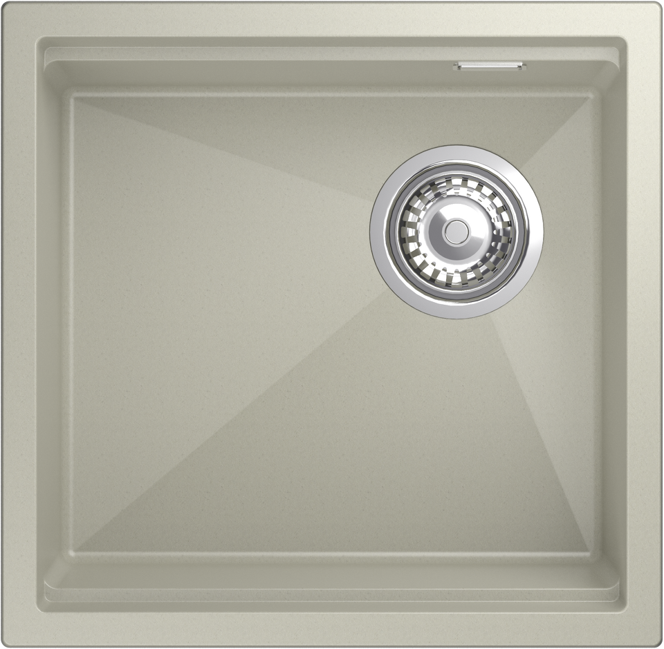 Фото Гранитная мойка Rivelato LINO 454-R 1-чаш 450*440 topazio