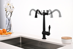 Превью картинка Смеситель для кухни Paulmark RETRO Re213226-AN Антрацит #8