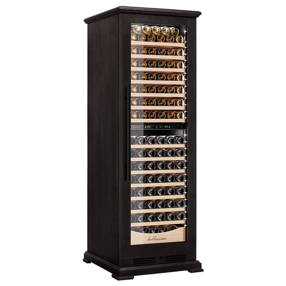 Фото Шкаф винный  Meyvel Винный холодильник (шкаф) компрессорный MEYVEL MV163PRO-KBT2 (Тёмный шоколад)
