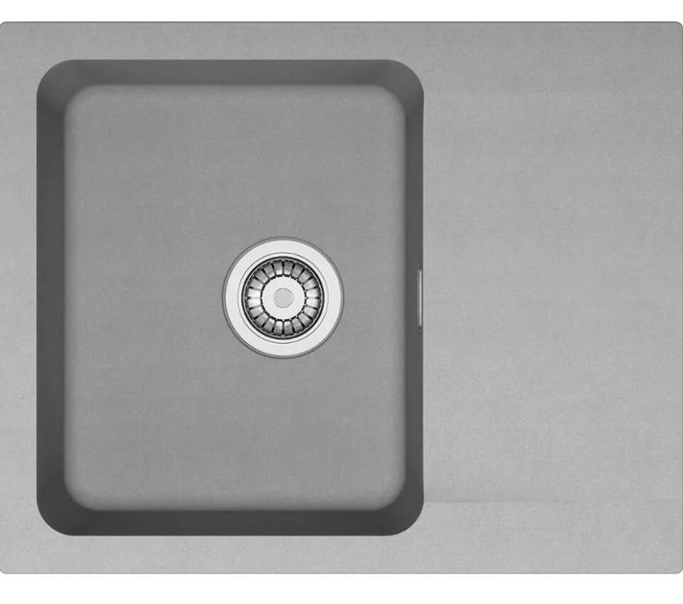 Фото Гранитная мойка Franke Мойка OID 611-62 серый стоп-вентиль