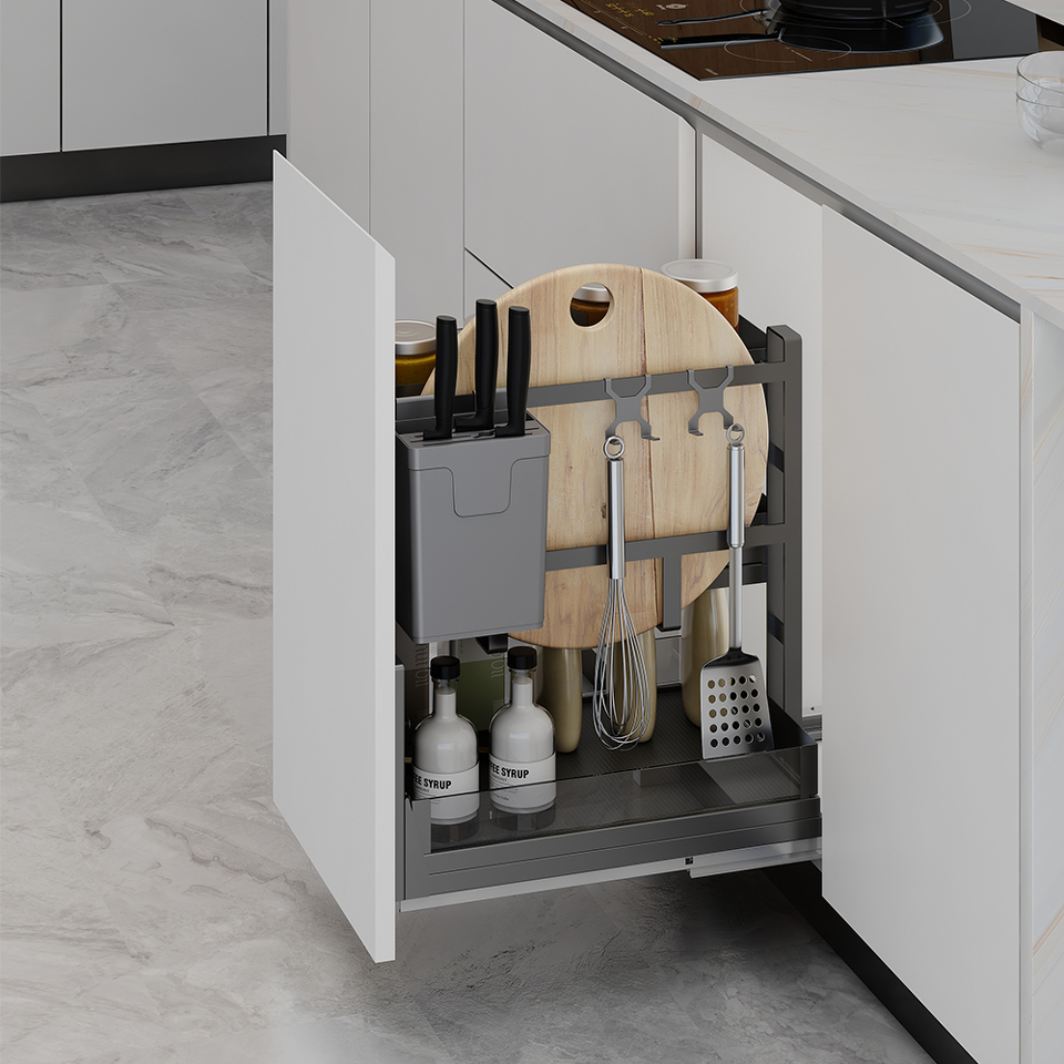 Фото Duslar Система MATRIX, выдвижной фасад 300 мм, антрацит