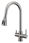 Превью картинка Смеситель для кухни Paulmark LANGE La214212-BS Брашированная сталь #2