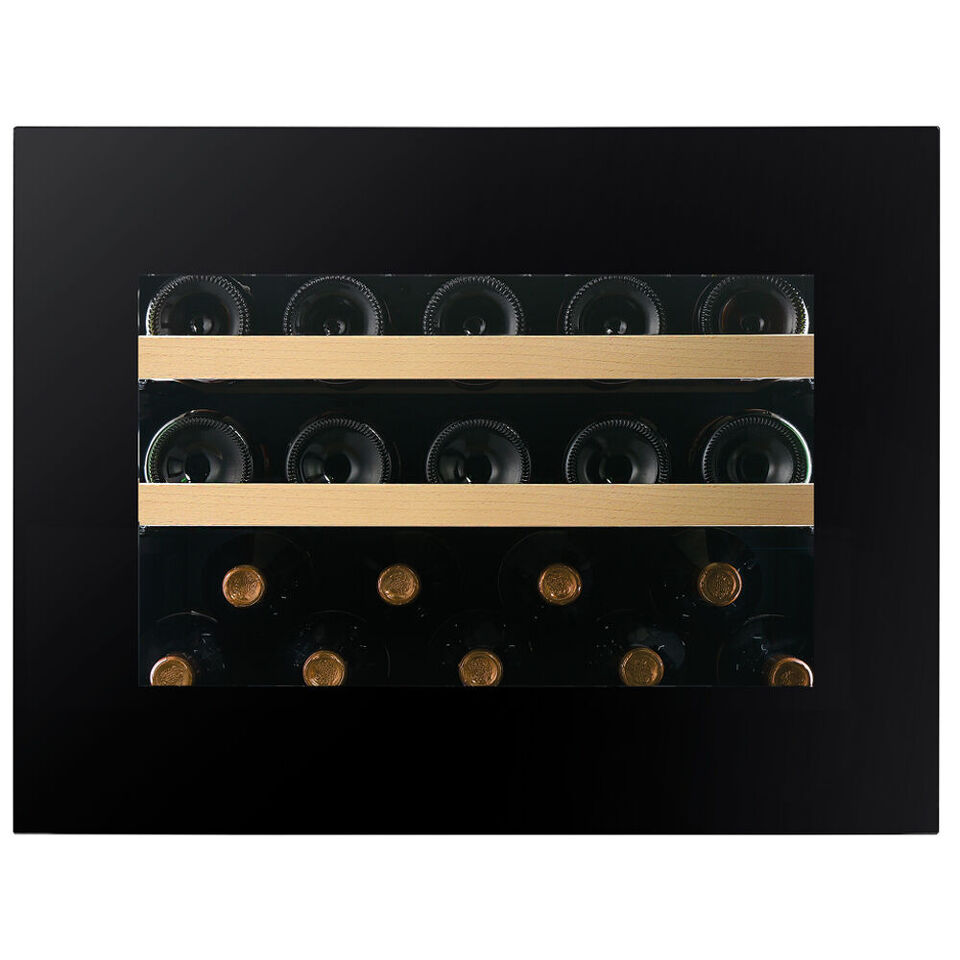 Фото Шкаф винный встраиваемый Винный холодильник (шкаф) компрессорный Dunavox DVN-19.50B.TO