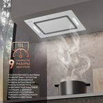 Превью картинка Полновстраиваемая вытяжка Weissgauff Aura 1350 WH Premium Touch Inverter WI-FI #6