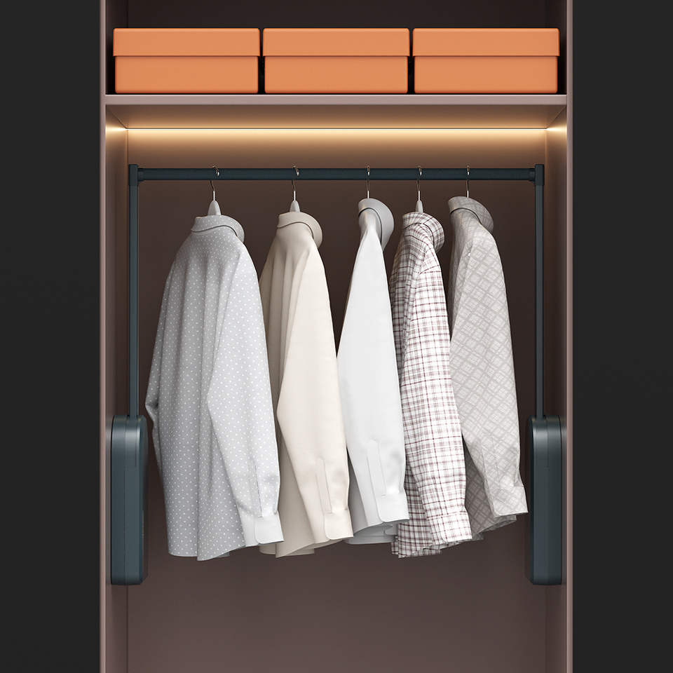 Фото Duslar Электрический пантограф STAR для одежды, ширина 1200 мм, антрацит