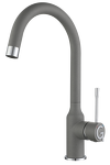 Превью картинка Смеситель для кухни Rivelato Garda U-обр. D-35мм grigio metallizzato/cromo #1