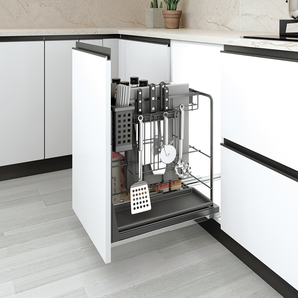 Фото Duslar Система COOKING, выдвижной фасад 300 мм, антрацит